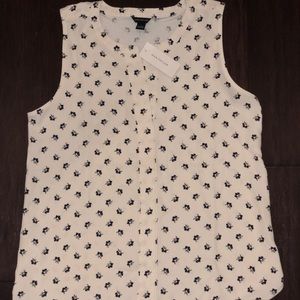 ANN TAYLOR BUTTON UP BLOUSE